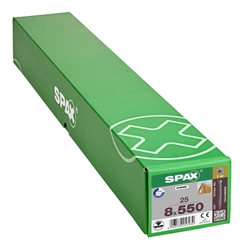 SPAX Schraube 8.0x550mm Zylinderkopf TX (T-STAR plus) T40 Vollgewinde CUT WIROX 25 ST Nr. 1221010805505