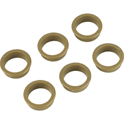 Hoppe Türdrück.-Führungsring, Innen Ø 18, 1mm Kunststoff, goldfarbig unbehandelt Außen Ø 21, 25mm, Ringh. 7, 9mm Nr. 522514