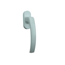 Fenstergriff RAL 9016 verkehrsweiß Stift 37mm, mit Schrauben M5x45mm