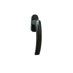 Fenstergriff RAL 8077 dunkelbraun Stift 37mm, mit Schrauben M5x45mm
