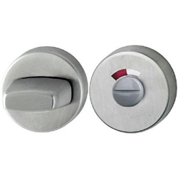 Hoppe Bad/WC-Rosette 42KVS/RW-SK/OL rot/weiß F69 Edelstahl TS: 12-17mm Nr. 3629744
