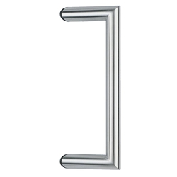 Stoßgriff Edelstahl D30,H330,B95,T85 BA300 Gewindeeinsatz M8.3 Lenker gekröpft ES 30.300 ugs