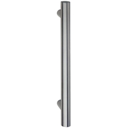 Stoßgriff Dortmund Edelstahl matt GL: 1096mm, BA: 996mm, D: 30mm gerade Stützen NA M8