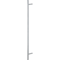 Hoppe HT-Stoßgriff, gerade, Stütze: schräg, E5062, L:1600mm, D:35mm, BA1200, BS-1102, Edelstahl matt Nr. 3225483