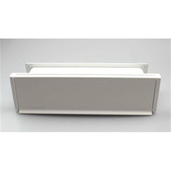 Briefeinwurf 3221 SCHA.BL.38-76 92 Alu weiss Rahmenteile weiss Nr. 0021430092