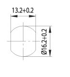 Burg Wächter Universal-Hebelzylinder für 1-10mm Materialstärke gerader Riegel Nr. ZS 77 (lose)