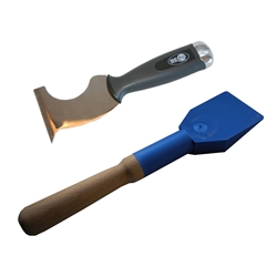 Klotzen SET Kunststoff, Klotzhebel Kunststoff blau 66mm breit, mit Holzgriff + BEPo Multitool