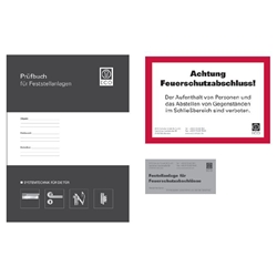 ECO Prüfbuch gem. DIBt u. DIN 14677 Abnahme-Set III für Feststellanlagen III inkl. IST Nr. 5030054719 (alt: 30999182)