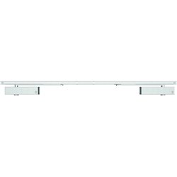 ECO Türschließer TS41-SR III EN 1-4 DIN Ls/Rs RAL9006 silber, 2-flügelig 2xTS41 inkl. Gleitschiene mit Schließfolgeregelung Türflügelbreiten bis 1100mm Nr. 5030051563