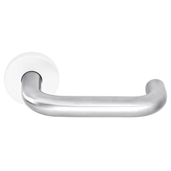 Ogro Drückerlochteil PR 8100 8mm Alu F1 Satino Nr. 90055000067