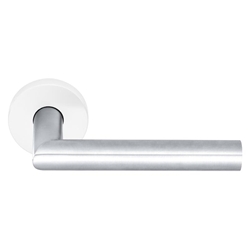 Ogro Drückerlochteil PR 8906 8mm Alu F1 Satino Nr. 90055000071