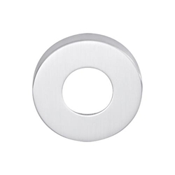 Ogro Drückerrosette 55mm PR 6501 mit Hochhaltefeder TS: 35-50mm Alu F1 Satino