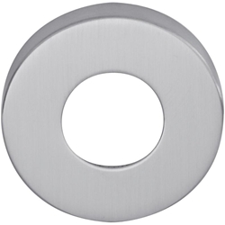 Ogro Drückerrosette 55mm PR 6501 DU mit Hochhaltefeder Edelstahl matt Satino