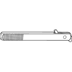 Ogro Haken-Wechselstift 8mm PR 117-67 TS 37-64mm für einseitig gebohrte Türen (bei Rahmentüren 71-82 mm) Nr. 90050000704