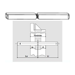 Ogro Spezialstift 9mm Secure für geteilte Nuß 120 FS-Secure-56 mit Rückstellfeder TS 65-71mm Nr. 90050059503