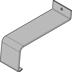 Gutmann Gleitverbinder, 340mm, Aluminium VT 400 blank Abkantung 40mm, ohne Dichtset (VE= 10 Stück)