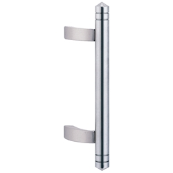 W+B Stangengriff Edelstahl matt V4A gebürstet mit M8 Gewindeeinsatz L: 315mm, LA: 210mm Nr. 7491/210 E 2 (Vollmaterial)