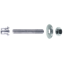 Befestigungs-Set 15 ES einseitig mit Gewindestift (M8x50) und Sechskantmutter M8 ER