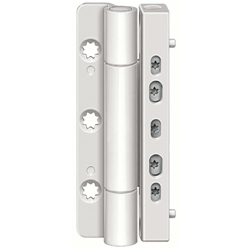 Simonswerk HT-Rollenband, SIKU® RB 5010 3D, 2tlg., Stahl verkehrsweiß pulverbeschichtet Gleitlager, Rollenlänge: 140mm, DIN-Richtung: Links-Rechts Nr. 5 190905 0 07003