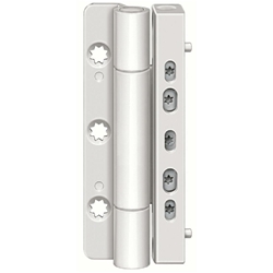 Simonswerk HT-Rollenband, SIKU® RB 5015 MSTS 3D, 2tlg., Stahl verkehrsweiß pulverbeschichtet Gleitlager, Rollenlänge: 140mm, DIN-Richtung: Links-Rechts Nr. 5 190901 0 07003