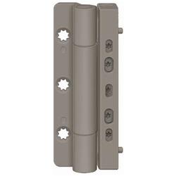 Simonswerk HT-Rollenband, SIKU® RB 5015 MSTS 3D, 2tlg., Stahl braun beschichtet Gleitlager, Rollenlänge: 140mm, DIN-Richtung: Links-Rechts Nr. 500002407 / 5 190901 0 07103