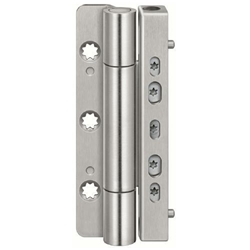 Simonswerk HT-Rollenband, SIKU® RB 5015 MSTS 3D, 2tlg., edelstahl matt gebürstet Gleitlager, Rollenlänge: 140mm, DIN-Richtung: Links-Rechts Nr. 500002405 / 5 190901 0 04003