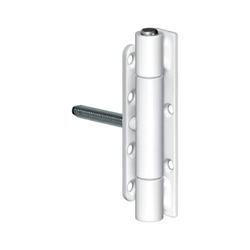 Simonswerk FT-Einbohrband, SIKU® K 3179 WF MSTS, 2tlg., Stahl für Drehflügel, Rollen Ø 15mm, F9 grau metallic (194), pulverbeschichtet Rollenlänge: 100mm, Fensterwerkstoff: Kunststoff, DIN-Richtung: Links-Rechts Nr. 5 090884 0 19406