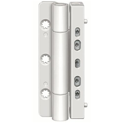 Simonswerk HT-Rollenband, SIKU® RB 5020 MSTS 3D, 2tlg., Stahl verkehrsweiß pulverbeschichtet Gleitlager, Rollenlänge: 140mm, DIN-Richtung: Links-Rechts Nr. 500002440 / 5 190911 0 07003