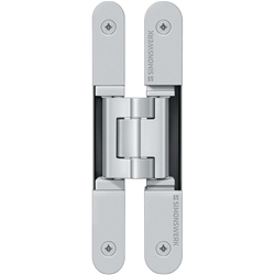 Simonswerk ZT-Türband, TECTUS® TE 240 3D N verdeckt liegend, 2tlg., edelstahloptik Öffnungswinkel: 180°, DIN-Richtung: Links-Rechts, Gleitlager Nr. 5 400679 0 12602