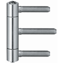 Simonswerk ZT-Einbohrband, BAKA® C 1-15 WF MSTS, 3tlg., ER Flachkopf, edelstahl matt gebürstet Rollenlänge: 75mm, DIN-Richtung: Links-Rechts Nr. 5 080624 0 04007