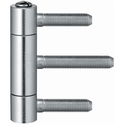 Simonswerk HT-Band, BAKA® C 1-20 WF, 3tlg., Flachkopf, edelstahl matt gebürstet Rollen Ø 20mm, Rollenlänge: 86mm, DIN-Richtung: Links-Rechts Nr. 500001380 / 5 080655 0 04006