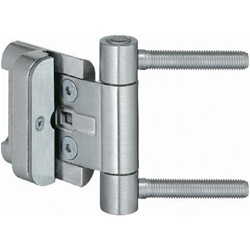 Simonswerk HT-Band, BAKA® 2D 20 FD RZ 57, Flachkopf, 2tlg., edelstahl matt gebürstet Gleitlager, Rollenl. 86mm Nr. 500001410 / 5 080717 0 04006