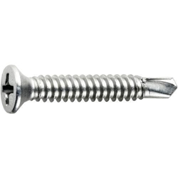 SFS Fensterbau-Schrauben SP3/12 GSW, silber M 3,9x19 Nr. 1550933