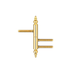 Simonswerk ZT-Designband, VARIANT® V 3420 WF ZK, Stahl Zierkopf, vergoldet poliert Rollenlänge: 80,5mm, DIN-Richtung: Links-Rechts Nr. 500001782 / 5 110529 0 02407