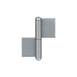 Simonswerk Metalltür-Konstruktionsband, KO 4, 140mm, Stahl mit losem Stahlstift, 2tlg., blank Rollen Ø 22mm, Stift Ø 14mm, DIN-Richtung: Links-Rechts Nr. 5 140557 0 00206