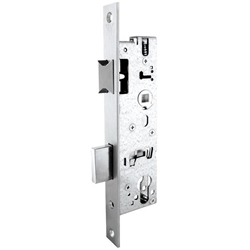 Wilka Rohrrahmenschloss 1438 PZW F16/40/92/8 käntig verzinkt 1-tourig, 20mm Riegelausschluss EN 12209, Ls/Rs verwendbar Nr. 1438.000260