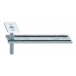 SFS Fenstermontageanker unten JB-DK50/10-HVP30 mit Platte, bis 30mm Höhenverstellung, Nr. 1187877 Auskarkung 10-50mm, Länge: 138mm (Material: 2,5mm)