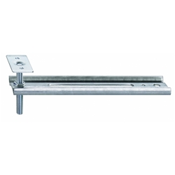 SFS Fenstermontageanker unten JB-DK100/10-HVP30 mit Platte, bis 30mm Höhenverstellung, Nr. 1172608 Auskarkung 50-100mm, Länge: 188mm (Material: 2,5mm)