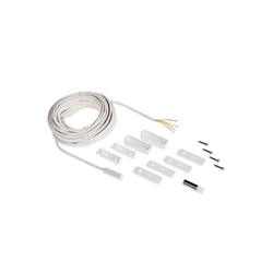 BSS Rundreedkontakt mit Flansch inkl. Magnet VdS Klasse C weiß mit 10m Kabel Nr. 404045.4