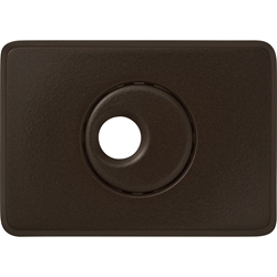 Abus Tür-Außenrosette, für Panzerriegelschloss PR2800, Kunststoff, braun Nr. 71160