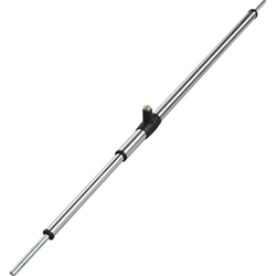 Abus FT-Stangenschloss, TELE-Z 100, AL0125,L 1000mm abschließbar, Stahl verchromt Schlüssel Anz. 2 Profilschlüssel Nr. 31776