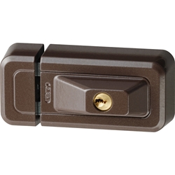 Abus FT-Universal-Zusatzschloss, 3010, AL0125 abschließbar, gleichschließend, Stahl braun Made in Germany Nr. 31760