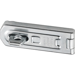 Abus Tür-Überfalle, mit Ösenplatte, Stahl 100/80, korrosionsgeschützt zum Anschrauben,L 80mm,H 27mm Nr. 01438