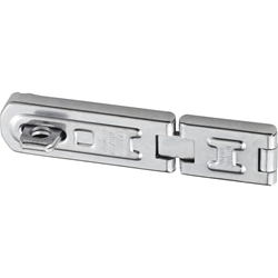 Abus Tür-Überfalle, mit Ösenplatte, Stahl 100/80 DG B/SB, korrosionsgeschützt zum Anschrauben,L 125mm,H 27mm Nr. 01444