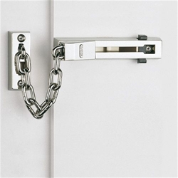 Abus Türkette,mit integrierter Kettenhalterung, SK66 CL/DFNLI Stahl vernickelt gehärtet Made in Germany Nr. 010001357-01