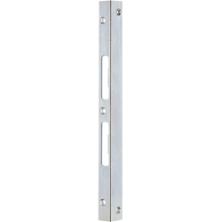 Sicherheits-Winkelschließblech 300x25x25x3mm, kantig, Stahl verzinkt mit 5 Anschraublochungen inkl. Schrauben Nr. 9M54 45300