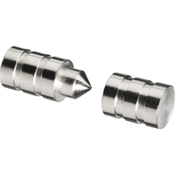 Abus WET-Bandseitensicherung, TAS82 CL/DFNLI (Set pro Tür), Stahl DIN Links-Rechts vernickelt Nr. 00624