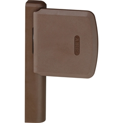 Abus FT-Fensteraushebesicherung, FAS101 Stahl braun lackiert Made in Germany, VdS-anerkannt Nr. 24487