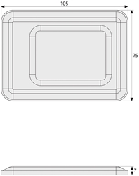 Abus Kellerschacht- Gitterrostsicherung, GS40 B/SB Stahl verzinkt-chromatiert B 105,L 600,verzinkt-chromatiert Nr. 03600