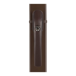 Abus FT-Stangenschloss, FOS550, AL0125 abschließbar, Stahl braun Schlüssel Anz. 2 Profilschlüssel Nr. 31792